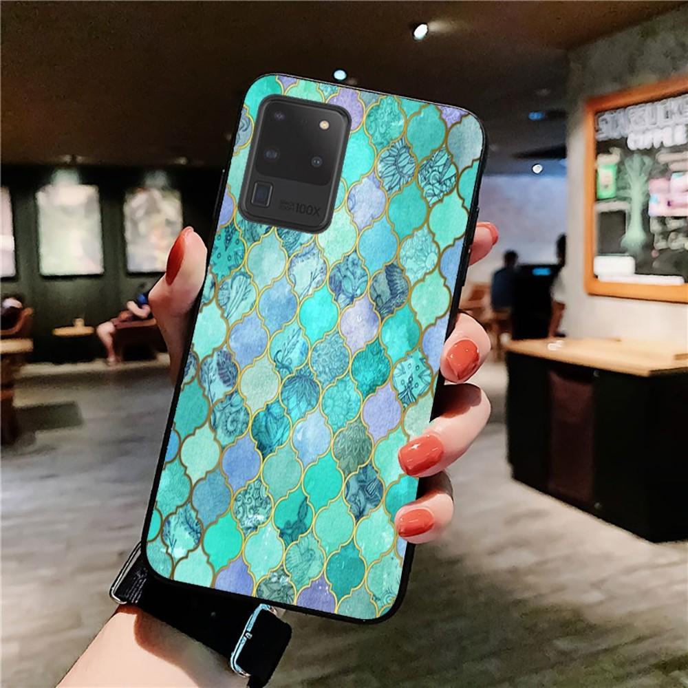 Чехол для телефона "Чешуя русалки" для Samsung S 9 10 20 21 22 23 30 23 24 Plus Lite Ultra FE S10lite Fundas