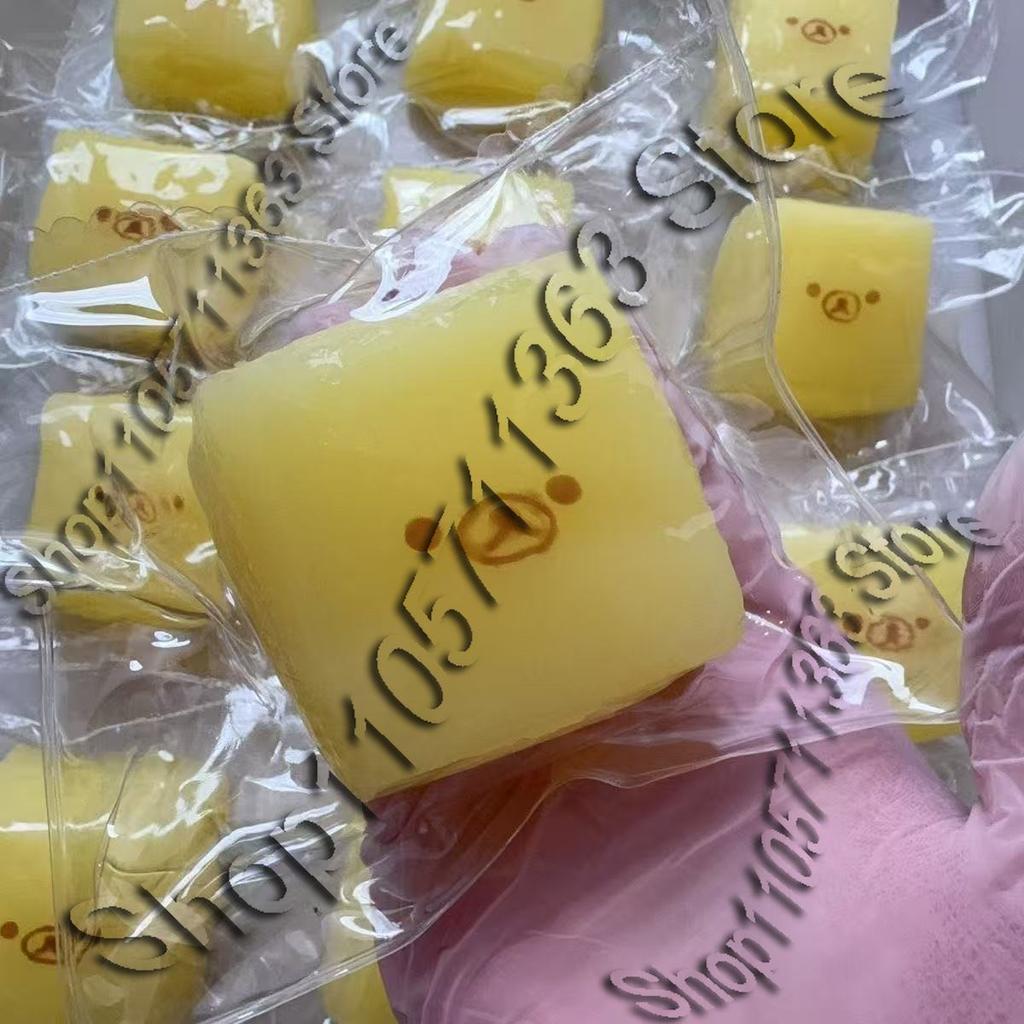 2026 Hot 1Pc Soft Taba Squishy with Butter texture - Sweet Melon Bear shaped to relieve stress - Food grade silicone