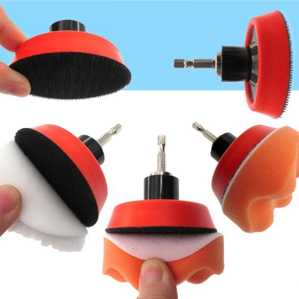 Sponge Pad Backer Polishing Disc 1/2/3 Inch Buffing Disc Cleaning Polisher Buffer Car Polishing Pad