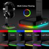 New 4in1 RGB Headset Stand Color Changing Headset Gaming Headset Stand Glare Dual USB Gaming Headset Display Stand