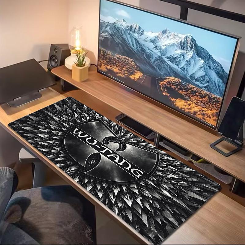 Wu‑Tang Clan Print Cushion Non-slip Laptop Tablet Big Mousepad XXL Mat Mini PC Playmat With Lock edge