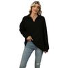 Ladies' New Versatile Work Four Seasons Leisure Daily Sexy Beautiful Loose Top Long Sleeve T-Shirt