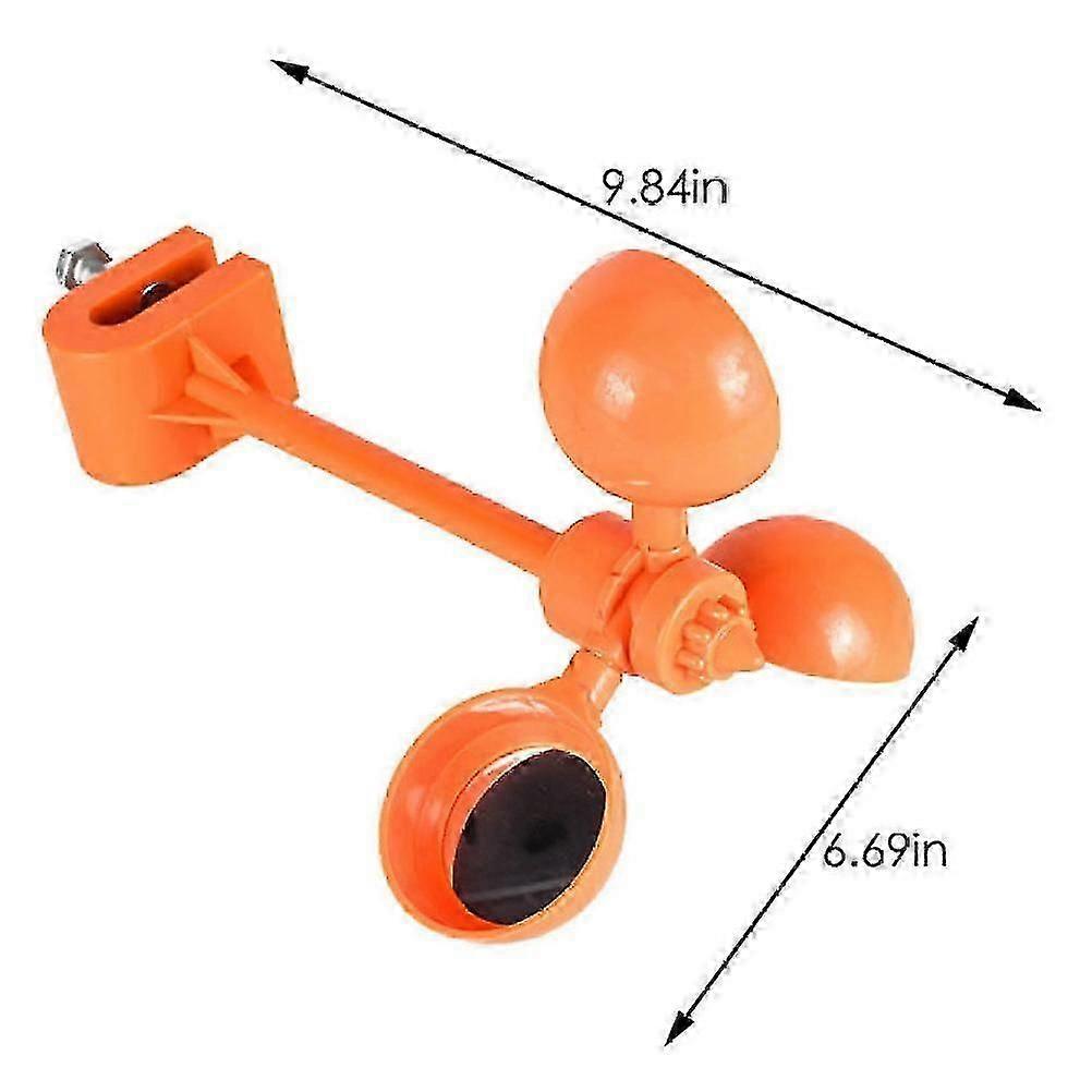 Solar bird repellent bird scarer new farm orchard bird scarer-orange-1 piece