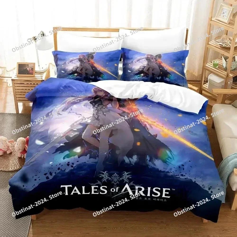 3D Печать Игровое Постельное Белье Tales of Arise Печатное Одеяло Покрывало Наволочка Комплекты из 3 Предметов Детский Взрослый Размер