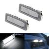 Белые Светодиодные Фонари Номерного Знака 18-SMD 3W С CAN-шиной Для 2007-2015 W451 Smart Fortwo