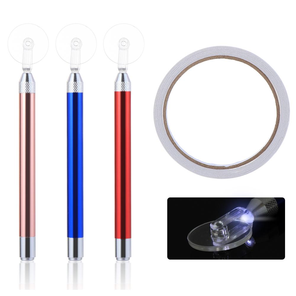 Колесо прокрутки Аксессуары для вышивки 5D Точечная ручка-сверло Ручка-сверло с подсветкой Инструмент для алмазной живописи