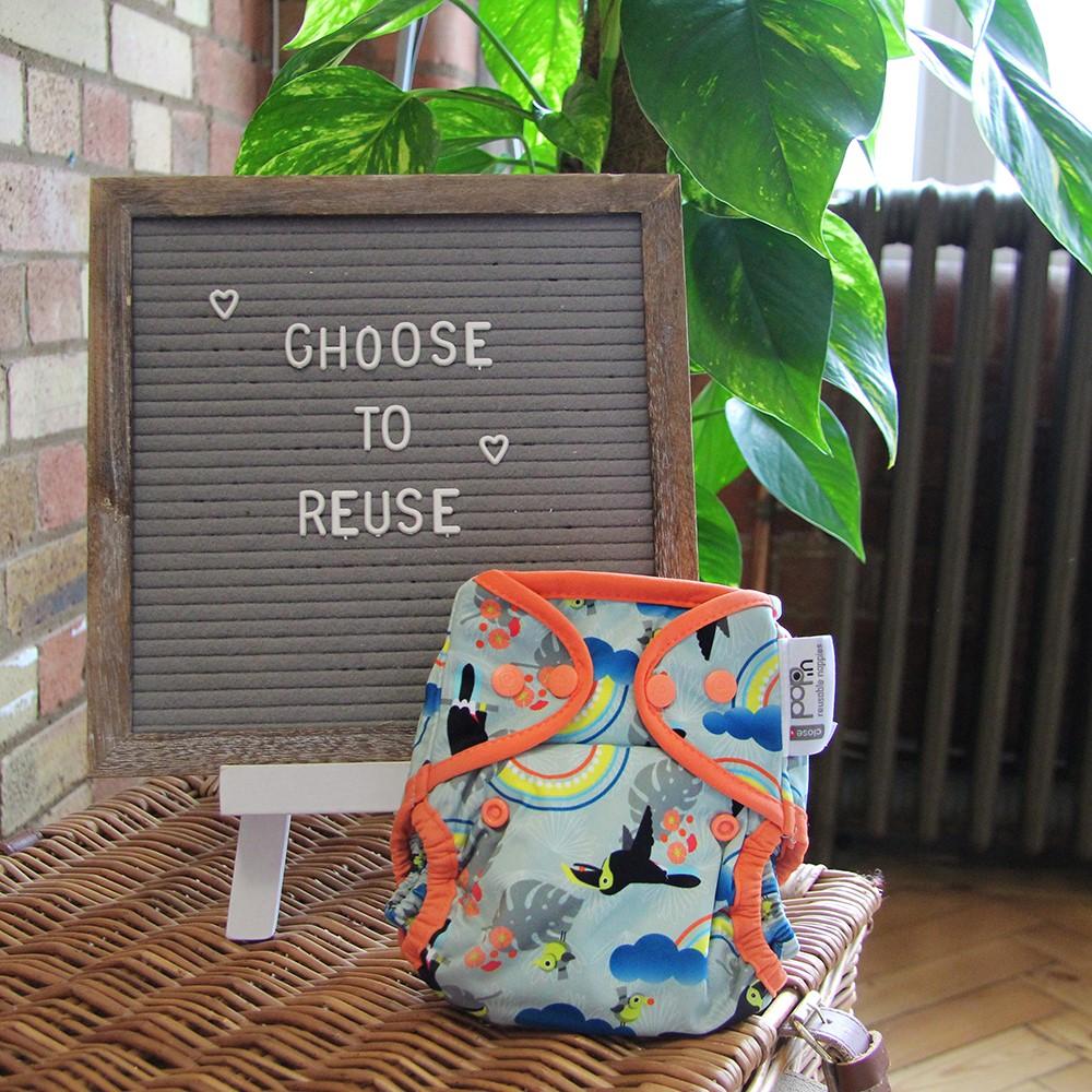 Toucan Cloth Diaper 3.5-16 , Close Parent Pop-In Ai2