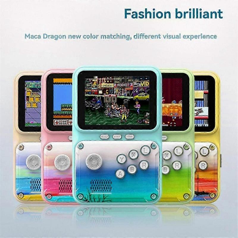 Handheld Video Game Console with 2.8 Inch Display and 500 Retro Arcade Games, AV Connection Supported, Ideal Gift for Children