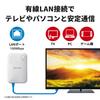 [Эксклюзивно для .co.jp] Беспроводной повторитель локальной сети Buffalo WiFi Wi-Fi 5 11ac 866 + 300 Мбит/с Высокомощный Прямое подключение к розетке Компактная модель Простой пакет J