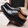 Black Men's Formal Shoes Spring Autumn Social Shoe Male Business Footwear Elegant and Classic Low Price Leather Casual 39 Suit