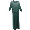 CELFORD Unused 7 Minutes Sleeve Knit Long Dress 36 Green Women Used