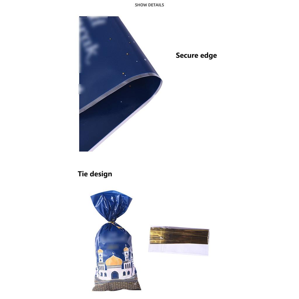 Moon Castle Printed Opp Flat Pocket Food Bags Small Pocket Food Bags Cross-border Festival Bags