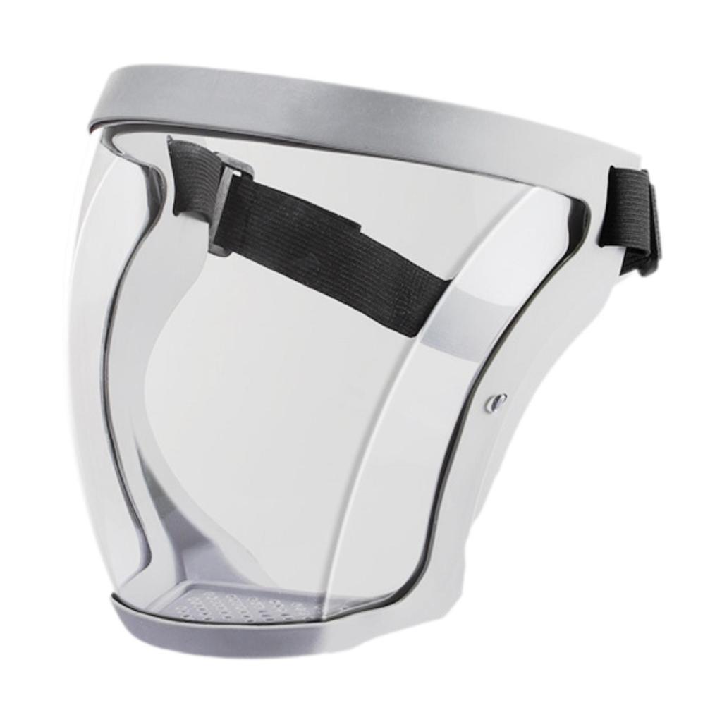 Transparent Full Face Shield, Reusable Anti-fogging Dust Mask, HD Goggles,