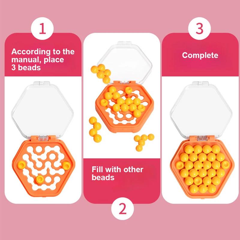 IQ Мини Игровое поле с бусинами Обучающая Обучающая Карманная Игра Игрушки Игрушки для Снятия Стресса Самостоятельно Созданные Задачи Логическая Игра от 7 лет до Взрослых