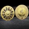 Beautiful Zodiac Constellation Colorful Souvenir  Golden 2 Ounce Coins