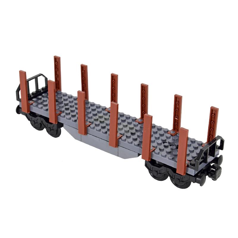 Creative Expert Creative City Box truck 8-колесный деревянный грузовик с кучами Brick Block Детские игрушки своими руками Подарки