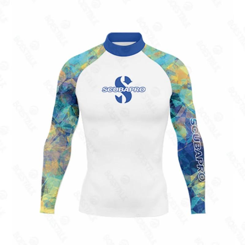 Long Sleeve Rash Guard Set UPF 50 Sun Protection Swimwear Surfing Beach Vacation Conservative UV Cover Up