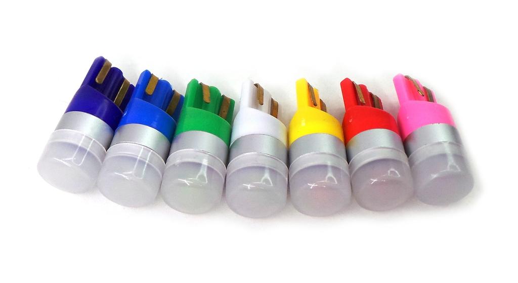 6 шт. светодиодных ламп T10, W5W 12V CANBUS 190лм желтых внедорожных