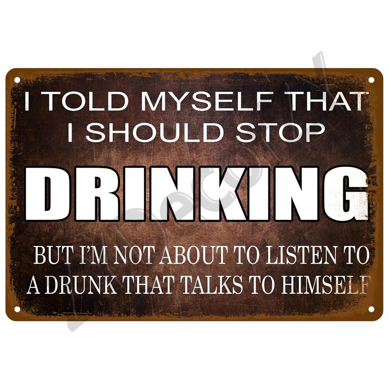 Vintage Posters Cocktail Tin Sign Plaque Metal Sign Plate Decoration Wall Art Home Decor For Bar Pub Club Man Cave Iron Painting