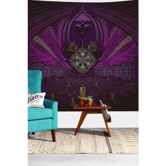 Мандала цветок гобелен гобелен с черепом карты Таро гобелен настенный художественный декоративный гобелен спальня эстетика домашнего декора