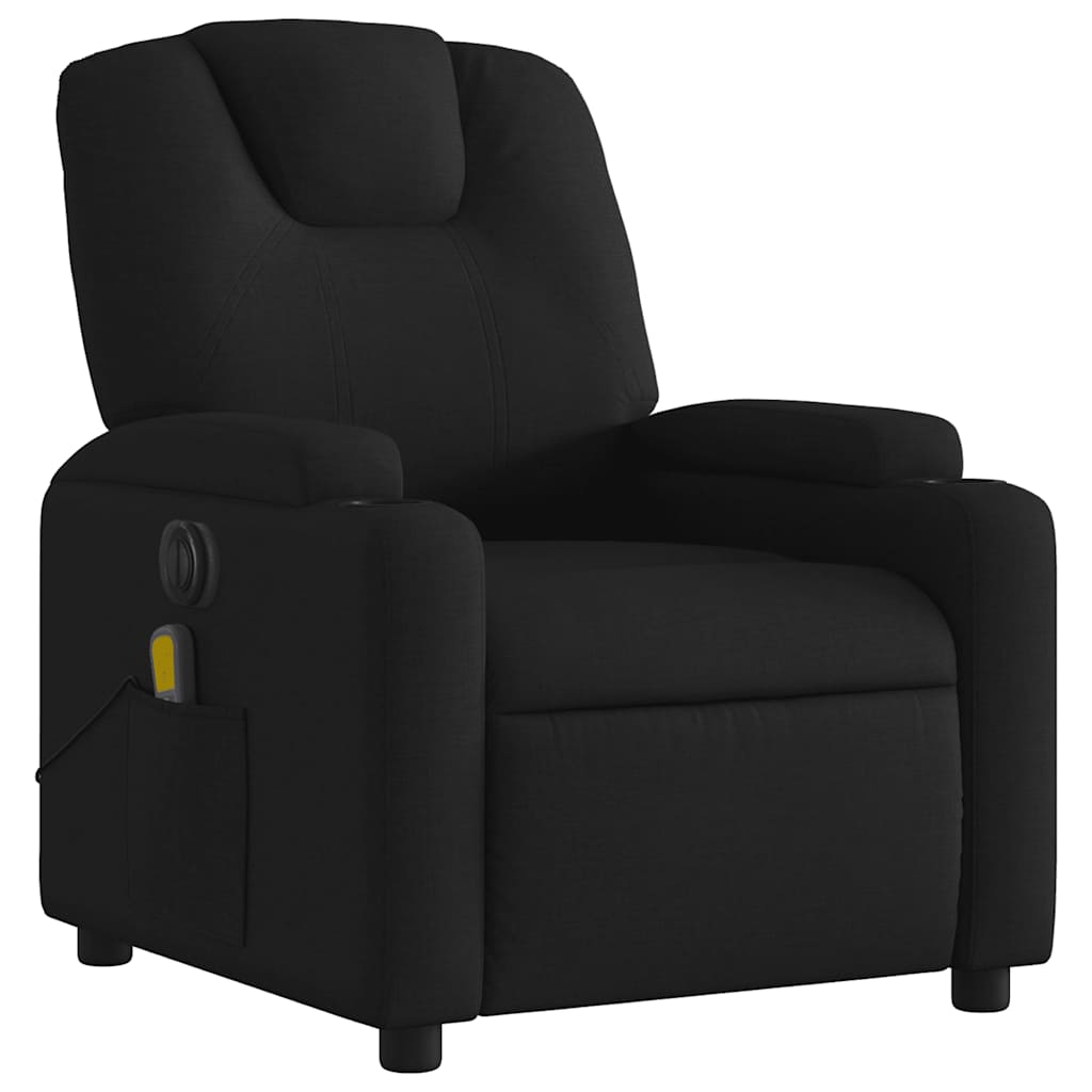 Electric Massage Chair Black Fabric