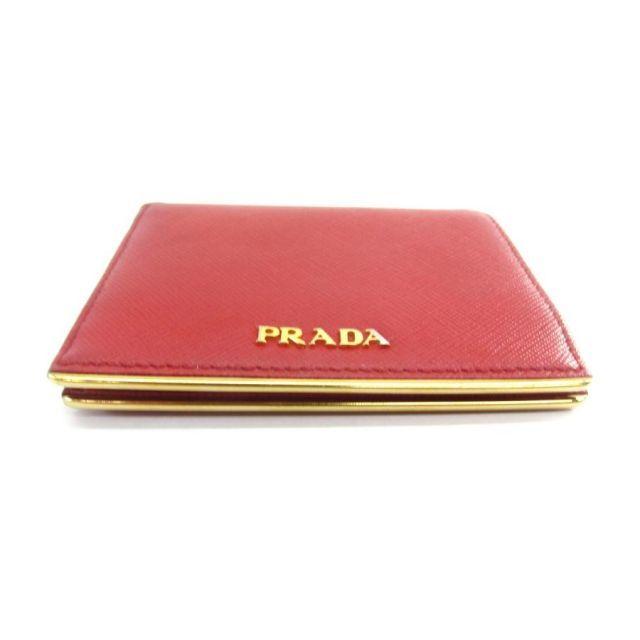 Б/у Кошелек-часы PRADA из сафьяновой кожи UP5235
