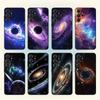 Чехол для телефона Космическая Галактика Вселенная Для Samsung S26,S25,24,23,22,30,21,10,9,Ultra,Plus,Lite,Черный Мягкий Чехол