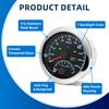 200KM/H 120 160 KM/H Universal Tachometer 2 in 1 85mm Digital Car GPS Speedometer With  0-8000RPM Tacho Sensor for Marine Boat