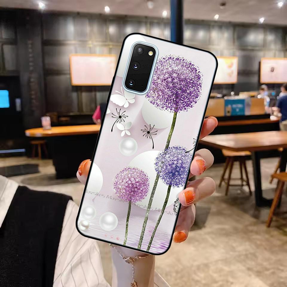 Чехол для Samsung Galaxy S20 Чехол для телефона Сердце-Бабочка для Samsung S20 FE Жидкий силикон Fundas для Samsung S20 Ultra S 20