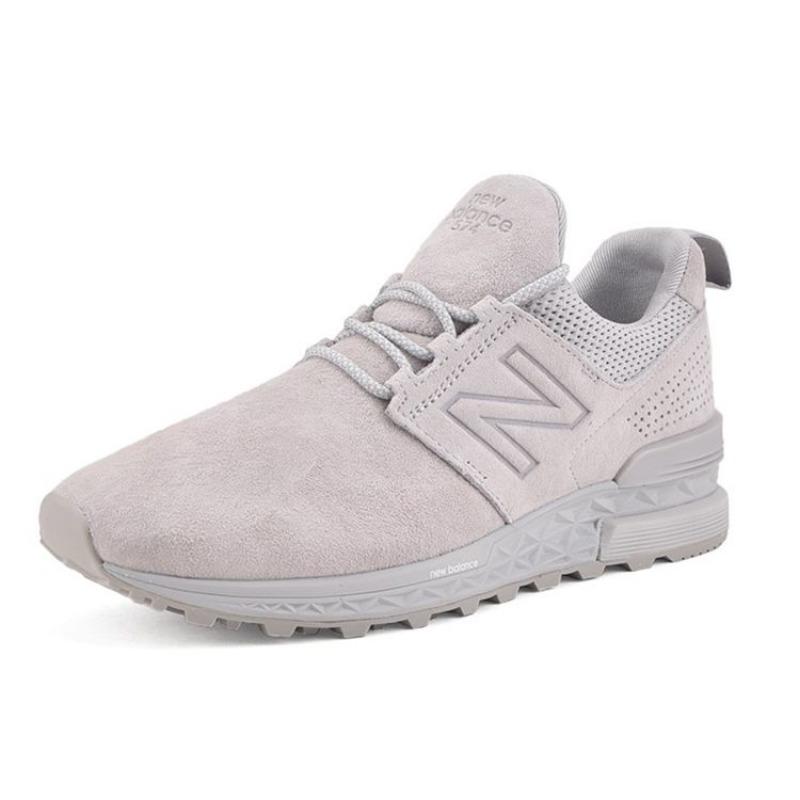 New Balance 574 Sport Унисекс Износостойкие Низкие Повседневные Спортивные Обувь Темно-Облачный Серый MS574DB