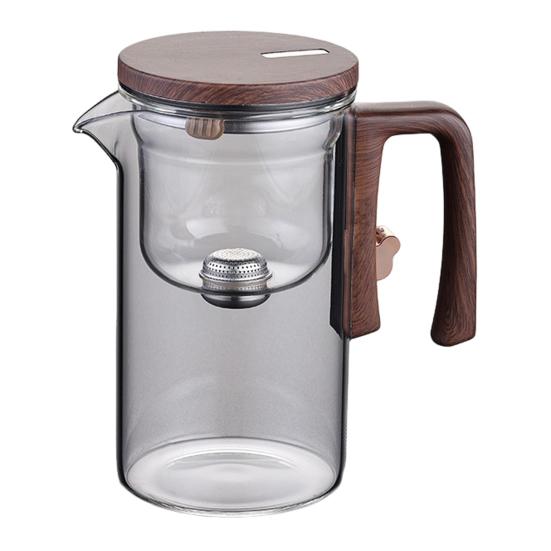 Волшебный чайник 600/720/800 мл Стеклянный магнитный чайник с ситечком Магнитный инфузор для разделения воды