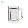 Double Wall Freezer Cup Double Wall Glass Coffee Cup Double Wall Insulated Cup Beer Beverage Refrigerated Thickened Water Cup