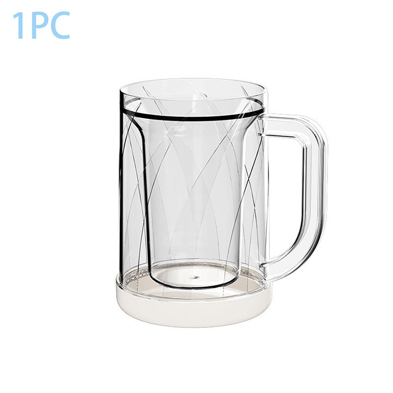 Double Wall Freezer Cup Double Wall Glass Coffee Cup Double Wall Insulated Cup Beer Beverage Refrigerated Thickened Water Cup