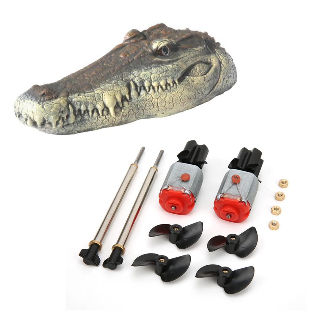 Electric RC Imitation Crocodilian Toy Boat Propeller Motor Accessory Fit for Flytec V005