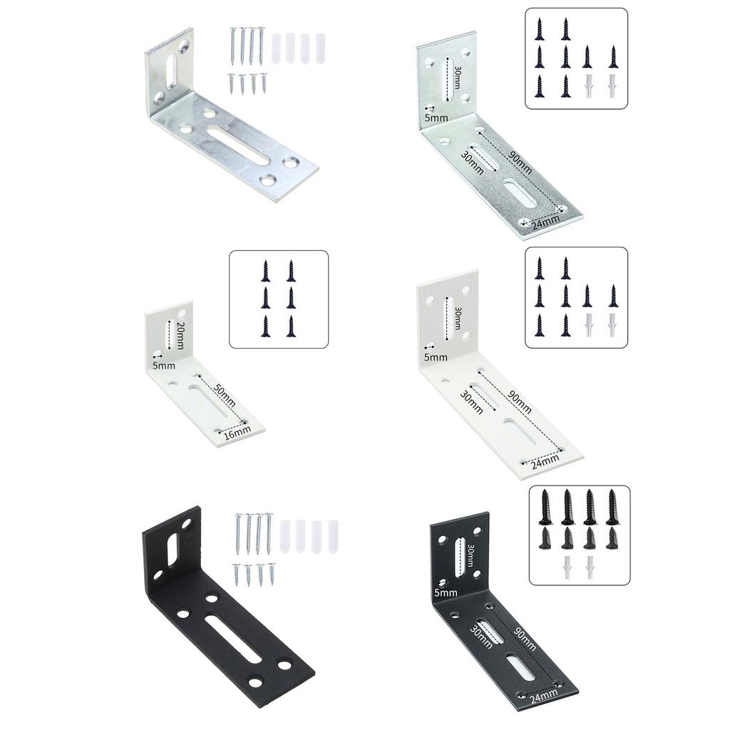 Прочные кронштейны для полок L-образной формы 60x120 мм, 40x80 мм, кронштейн из холоднокатаной стали, прочный угловой кронштейн