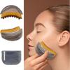 Lymphatic contour facial massage brush, sculpts the chin and jawline, facial lymphatic drainage massager, ergonomically designed to precisely fit the
