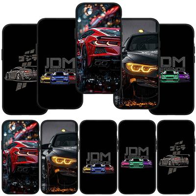 Чехол для телефона Samsung Galaxy S24 S23 iPhone 15 14 Xiaomi Redmi Note 13 12 11 8 10 9 Pro Max X XR OPPO 9C Huawei Supercar Super Car Cartoon JDMs Cover