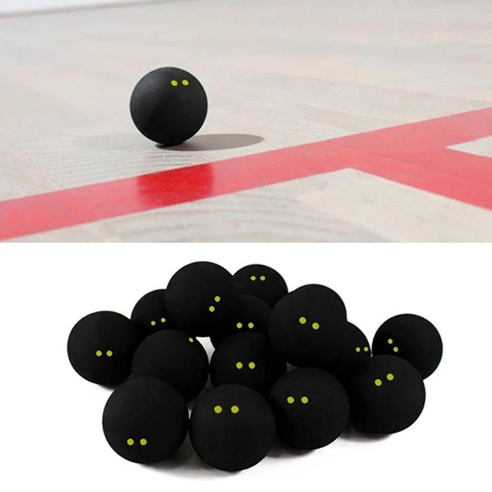 Double Yellow Dot Competition Squash Training Tool for Player Squash Ball Two-Yellow Dots Low Speed Ball Training Squash Ball