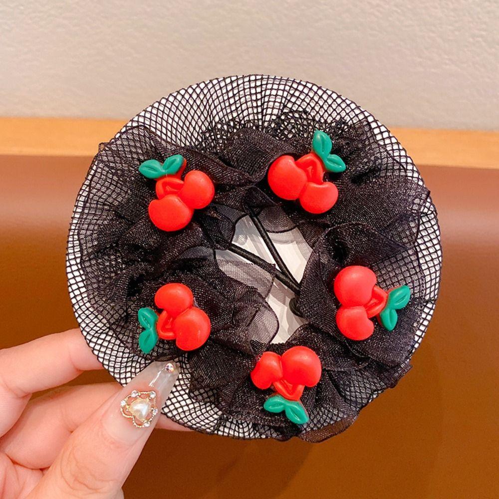 Модный головной убор балетная сетка для волос корейский стиль для девочек чехол для пучка снуд эластичная сетка для волос для детей