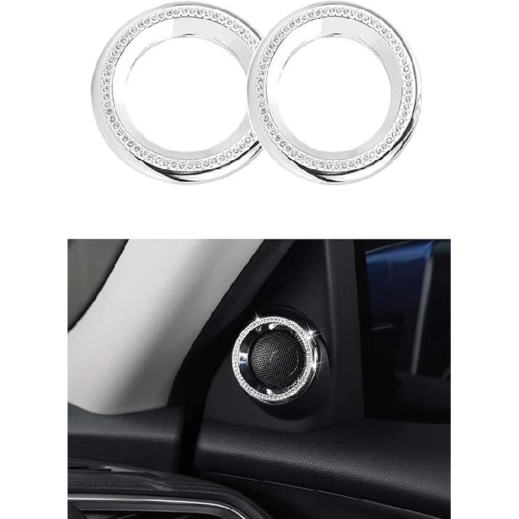 Bling автомобильные аксессуары Bling рулевое колесо хрустальный аксессуар внутренняя наклейка внутренняя крышка внутренняя отделка консоли совместима для Honda CRV 2017-2022