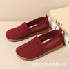 Women's Shoes Net Summer Wide Feet Flat Heel Super Soft Wear-resistant Grandma Shoes Low-top Fly-woven Mesh Old Beijing Shoes Hollow Mother Shoes