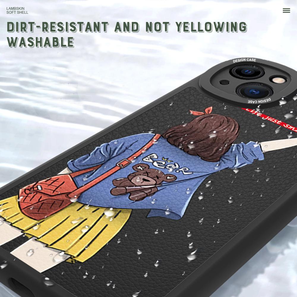 Тонкий мультяшный элегантный кожаный чехол для девочек из искусственной кожи, чехол для телефона для Huawei Honor Infinix iPhone Vivo