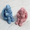 3D Санта-Клаус Форма Силиконовая форма для свечей Декоративная форма для изготовления украшений для дома Гипсовые формы для художественного ремесла Литейные формы