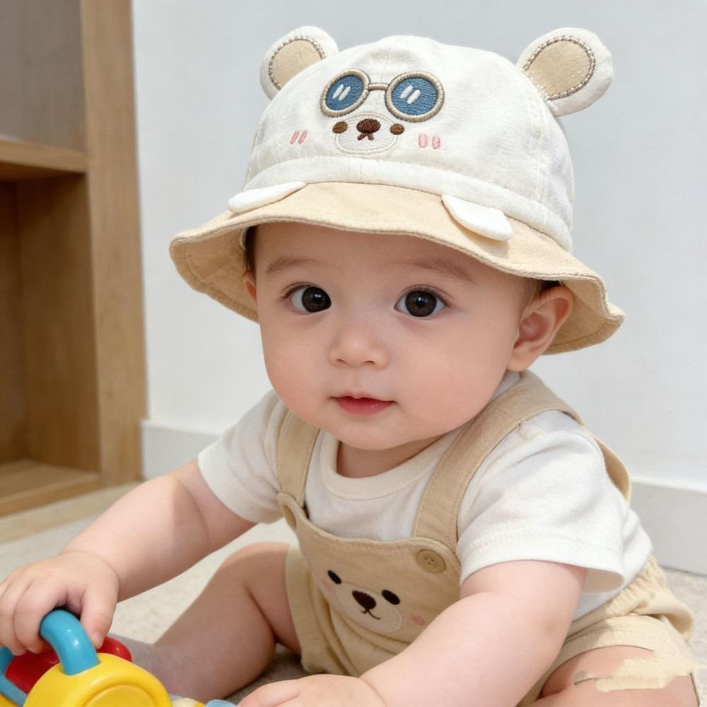 Soft Baby Hat Breathable Shade Hat Cute Children's Fishing Hat When Going Out