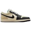 Air Jordan 1 Low SE Coconut Milk Black Мужские кроссовки Cream Muslin Team-Gold HQ3437-101