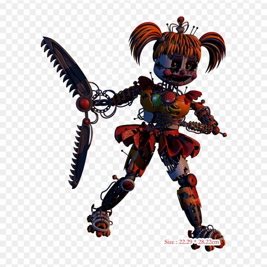 Scrap Baby Freddy Fazbear's Pizzeria Simulator Five Nights At Freddy термонаклейки для одежды, футболка, сумка, теплопередающие наклейки, железные нашивки