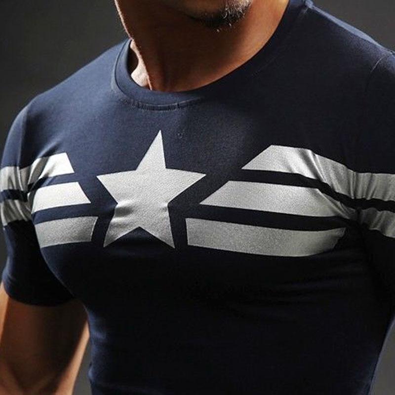 Mens Sportswear Tshirt Short Sleeve Fitness Clothing Graphic Tops Tee Clothing
