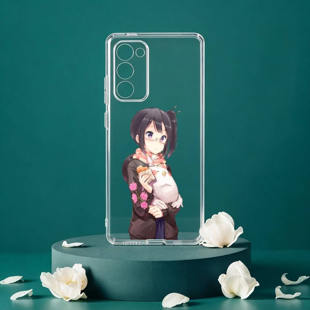 T-Tamako M-Market Phone Case For Samsung Galaxy S24 S25 S23 S22 S21 Plus S24 S25 Transparent Cover Case