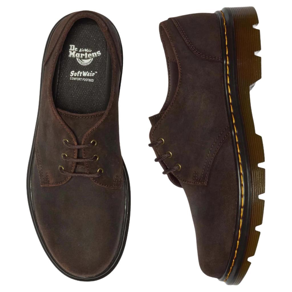 Dr. Martens 3i Leather Casual Round-Toe Shoes Unisex Shoes Brown 42397200