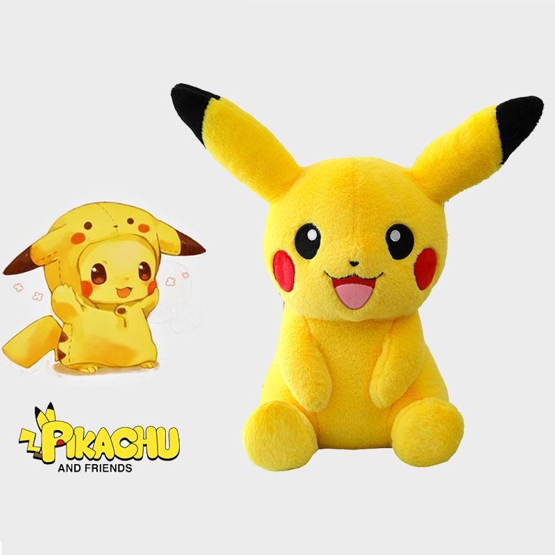 Cute Pikachu Cartoon Plush Pillow Premium Quality Stuffed Toy Cross-border Shipping Available